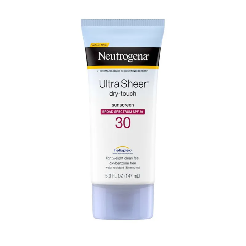 ضد آفتاب بی رنگ نوتروژینا SPF 30 مدل Ultra Sheer حجم 147 میلی‌لیتر