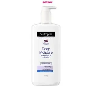 ژل لوسیون بدن Deep Moisture هیپوآلرژنیک (ضد آلرژی) نوتروژینا 200میلی لیتر