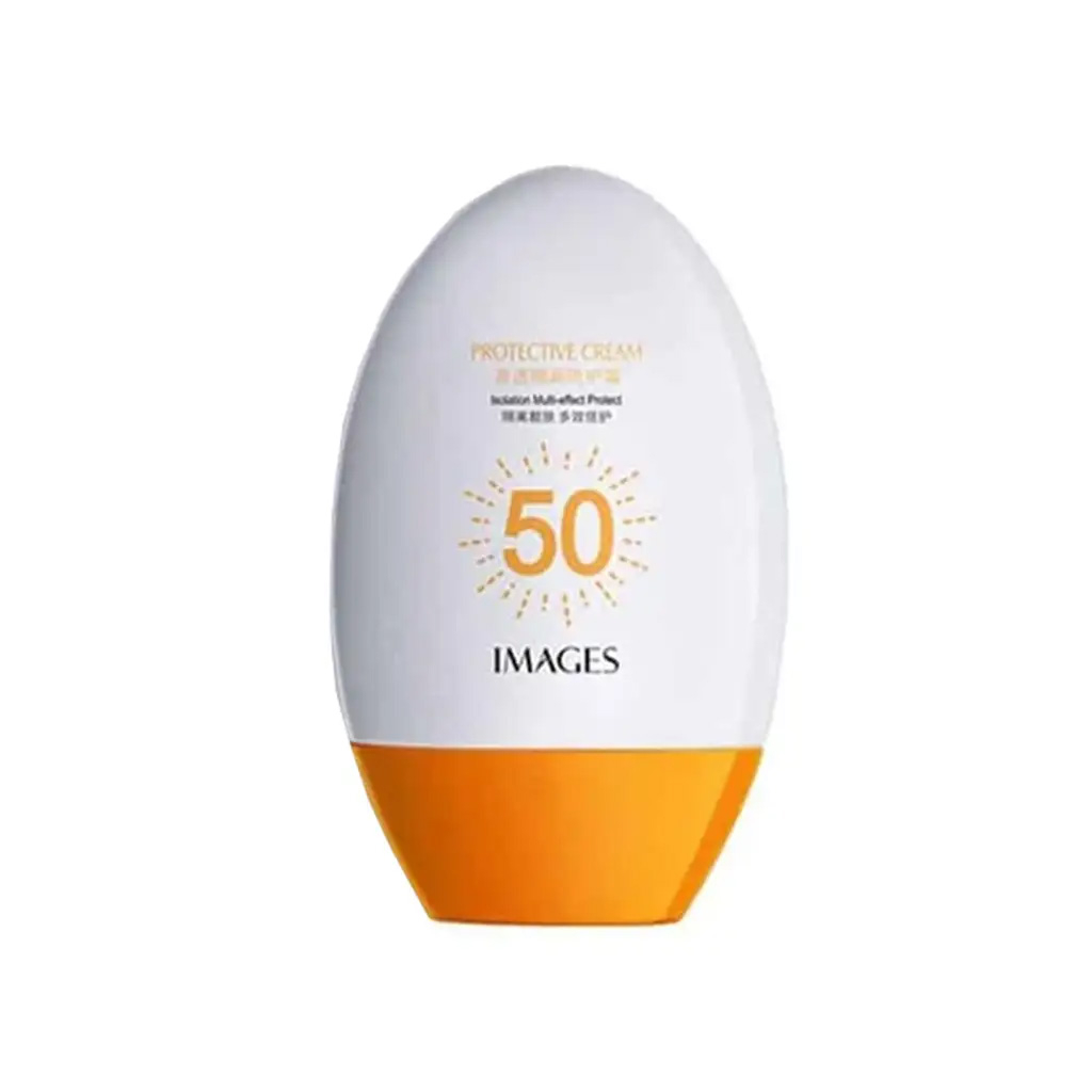 کرم ضد آفتاب بدون رنگ ایمجز SPF 50 مدل Protective مناسب انواع پوست حجم 45 میلیلیتر مجموعه 2 عددی