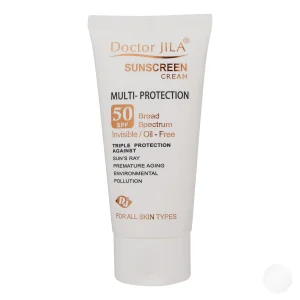 کرم ضد آفتاب دکتر ژیلا سری Multi Protection مدل Invisible حجم ۵۰ میلی لیتر