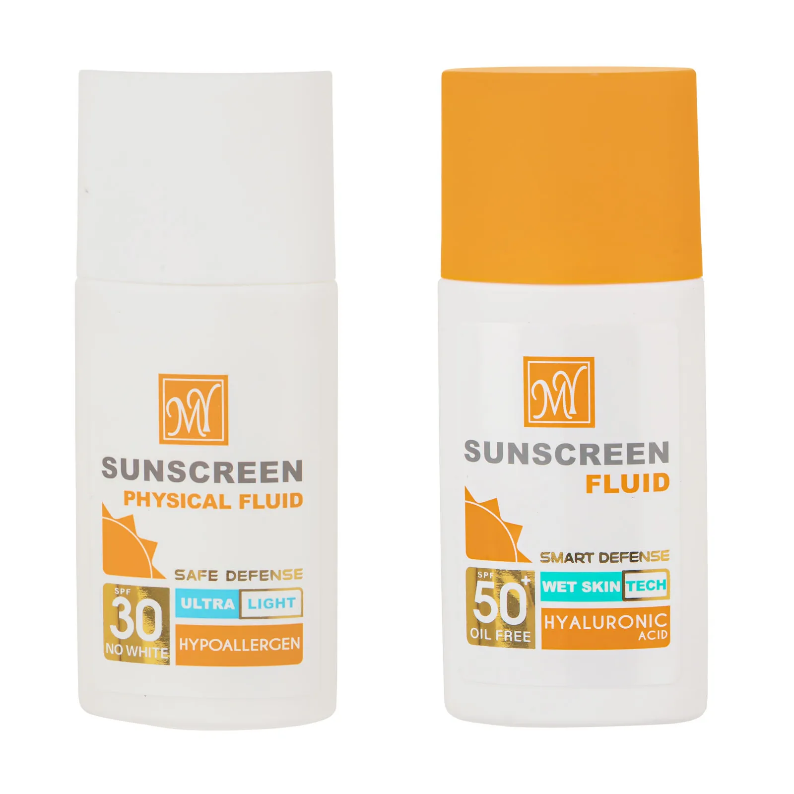 کرم ضدآفتاب بیرنگ مای SPF50 مدل Hyaluronic Acid، مناسب پوستهای چرب، حجم 50 میلیلیتر به همراه فلوئید ضدآفتاب مای مدل Hypoallergen، حجم 50 میلیلیتر