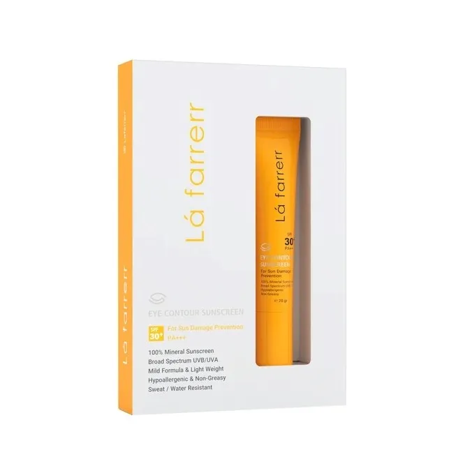 کرم ضد آفتاب دورچشم بدون رنگ لافارر، 30 SPF حجم 15 میلی‌لیتر