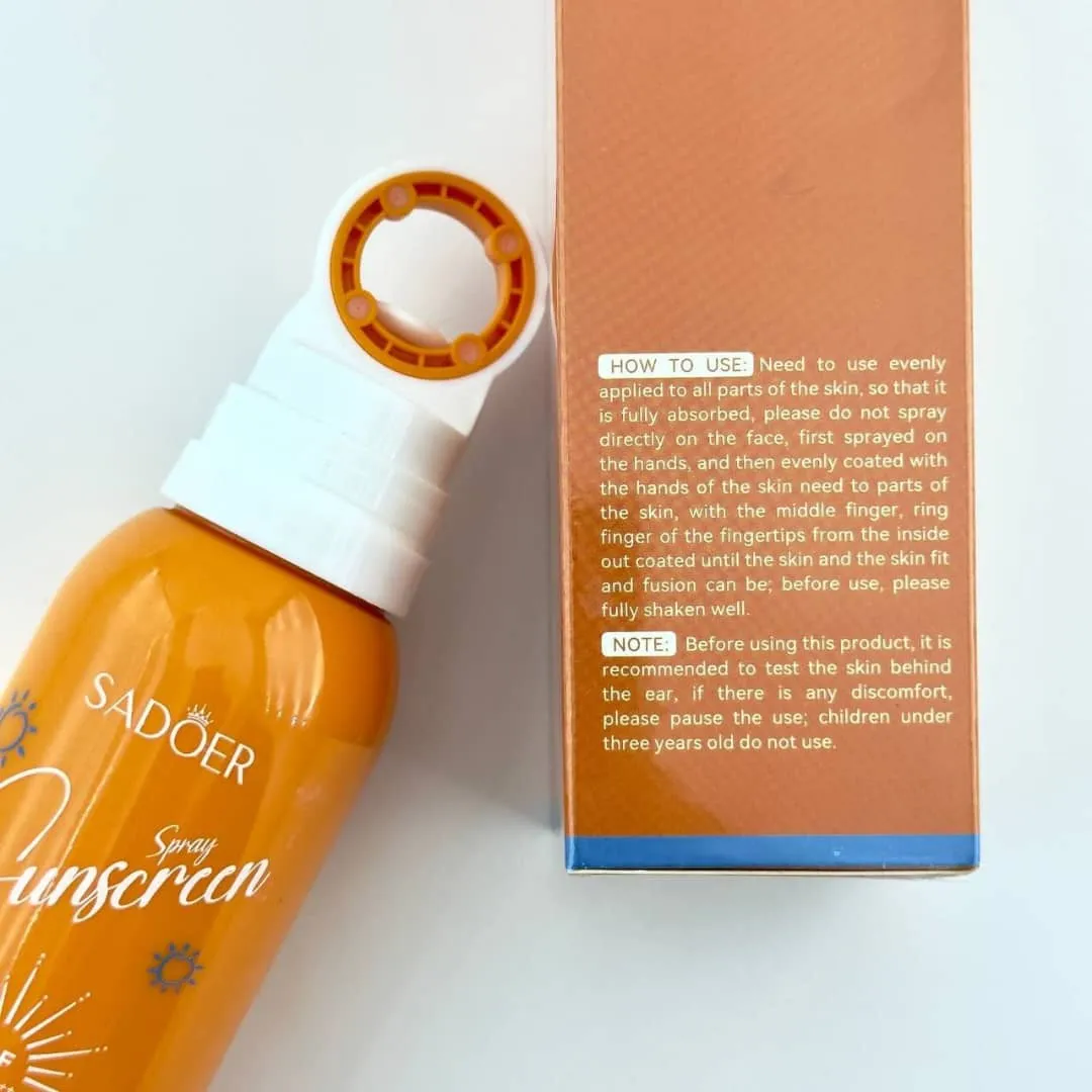 Sadour Sunscreen and Whitening Pump SPF 50, 150 ml