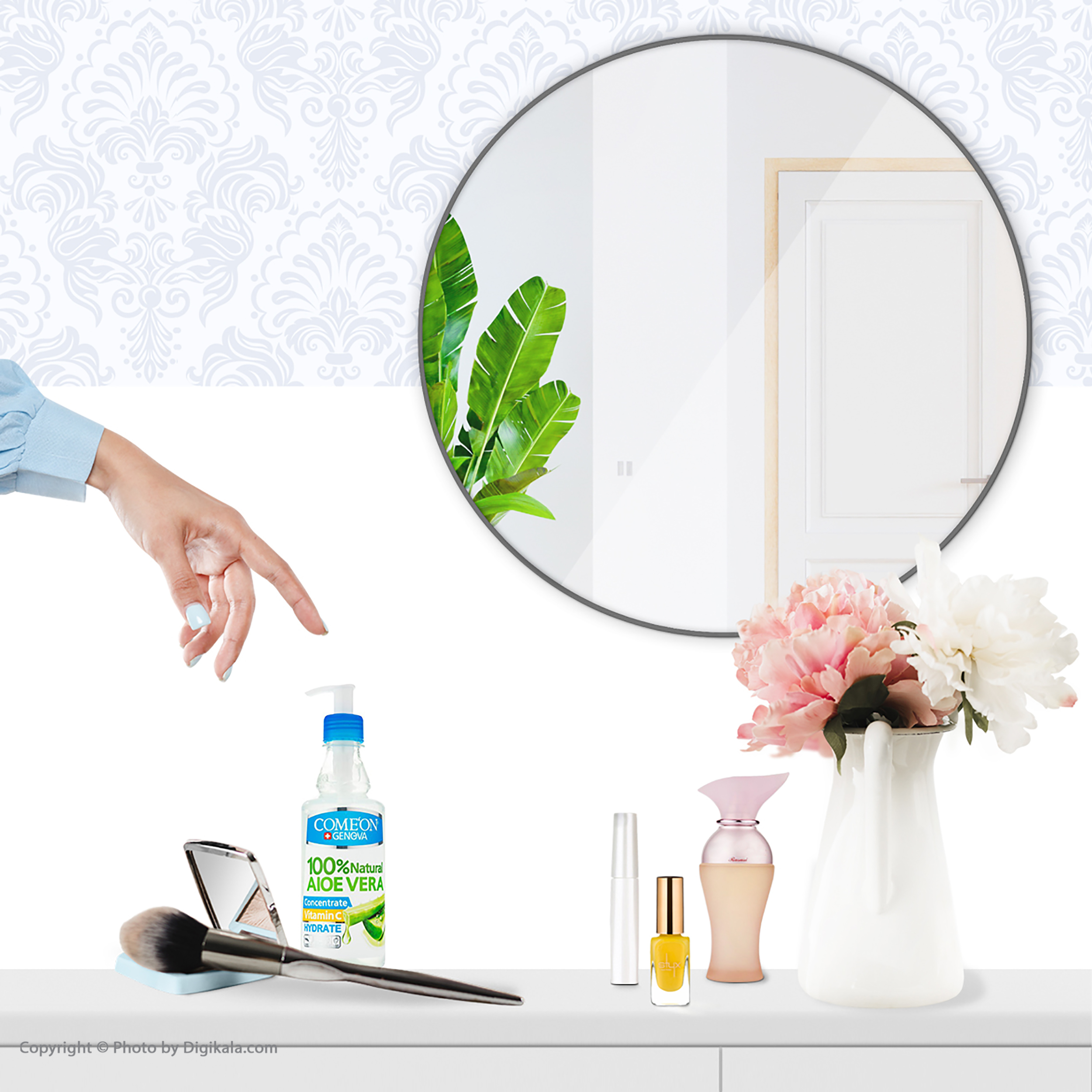 ژل آبرسان کامان مدل آلوئهورا حجم 400 میلیلیتر