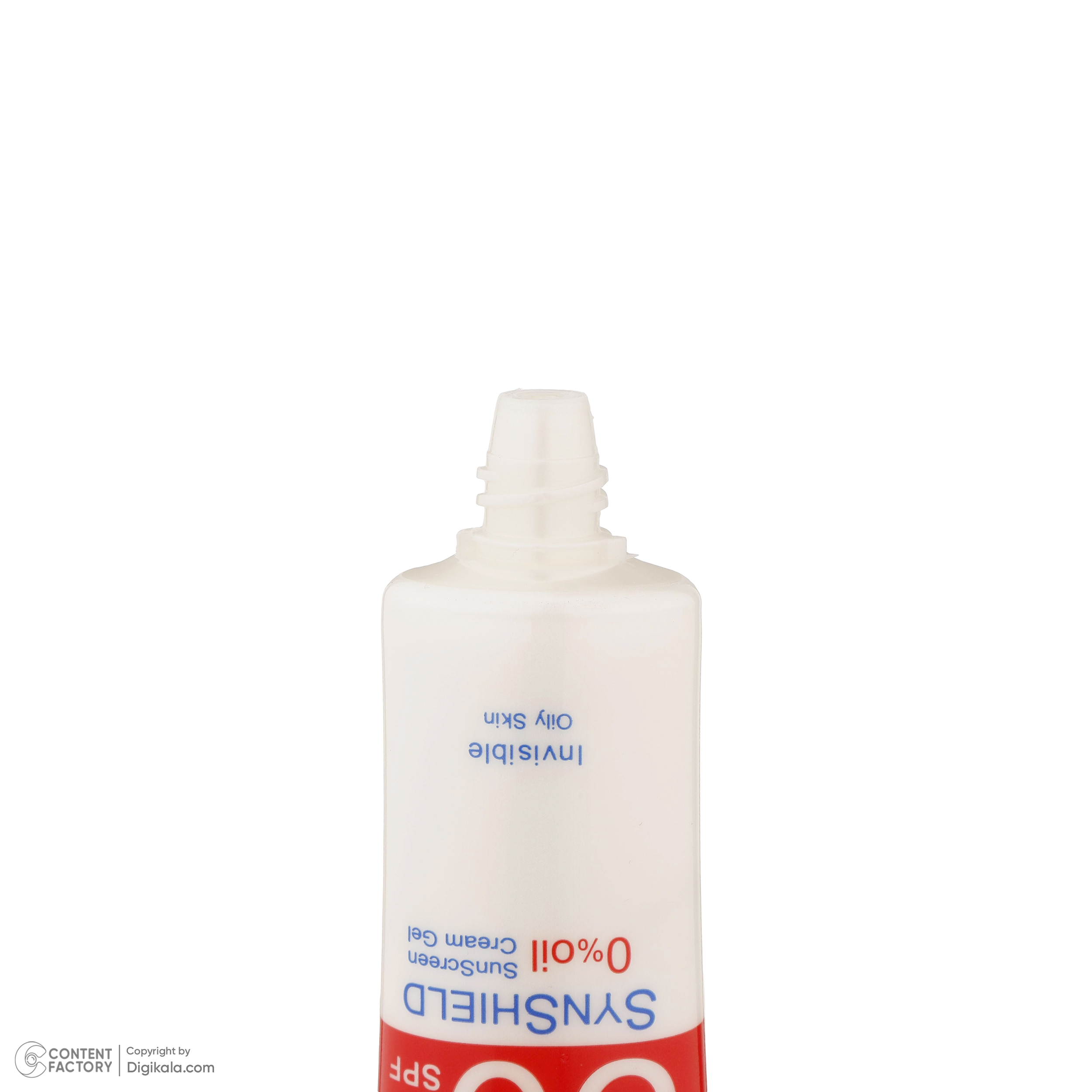 ژل کرم ضدآفتاب ساین اسکین بدون رنگ SPF50 مدل SynShield، مناسب پوستهای چرب، حجم 50 میلیلیتر