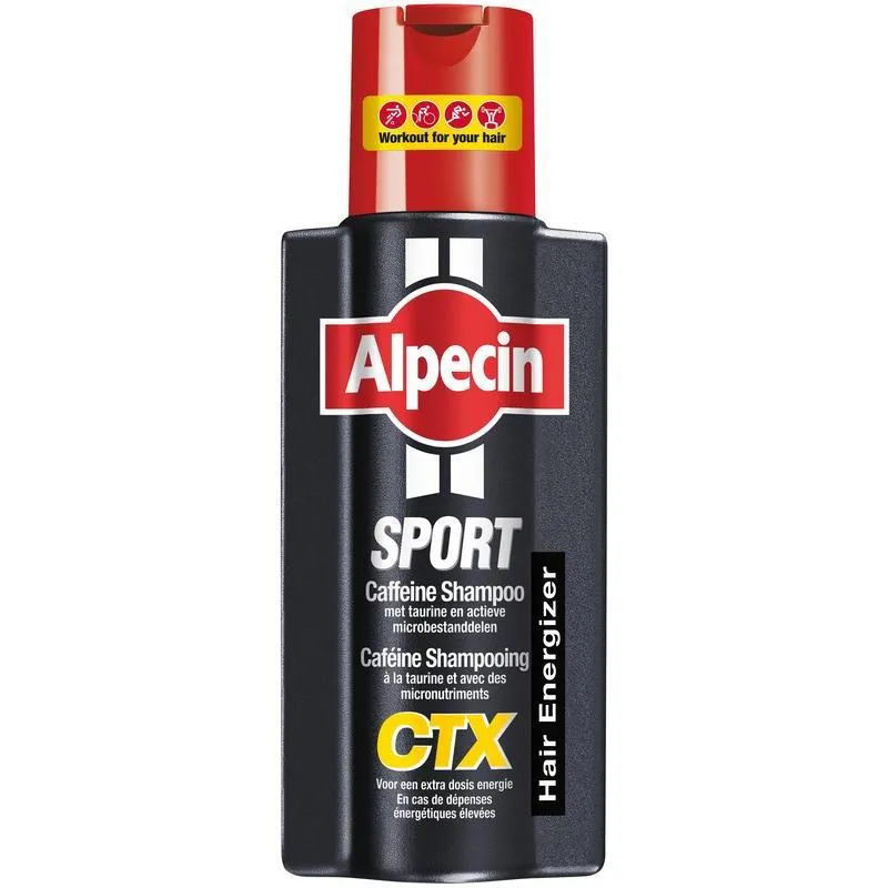 شامپو تقویت کننده مو آلپسین مدل Sport CTX حجم 250 میلی لیتر
