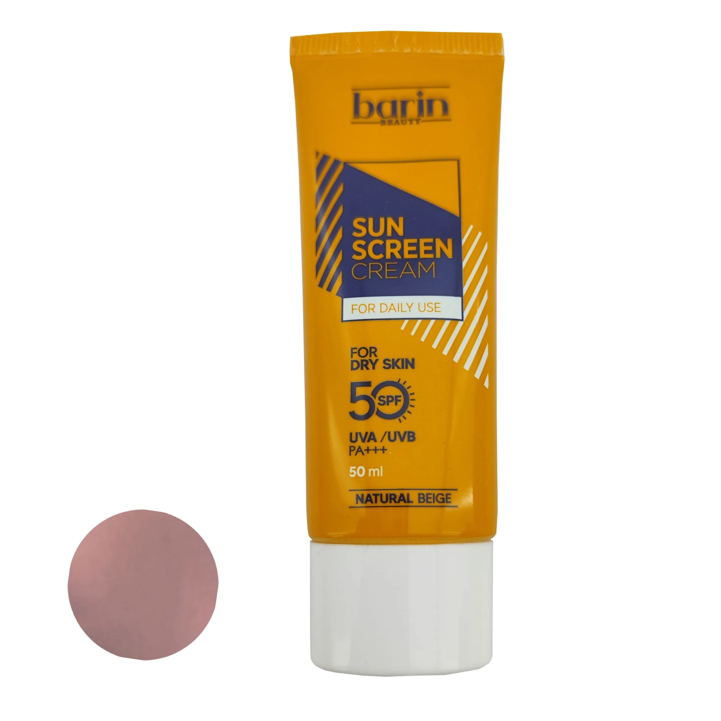کرم ضد آفتاب رنگی بارین بیوتی SPF 50 مدل NB مناسب پوست های خشک حجم 50 میلی لیتر