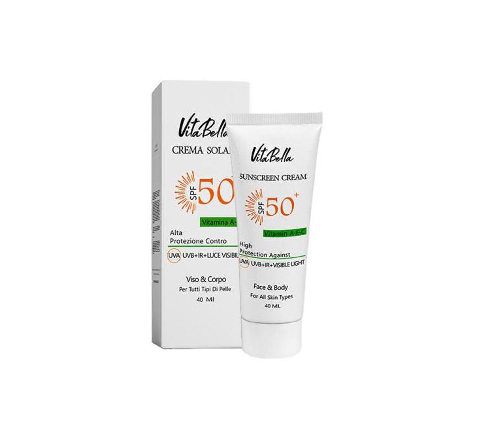 کرم ضد آفتاب SPF50 ویتابلا حجم 40 میلی لیتر