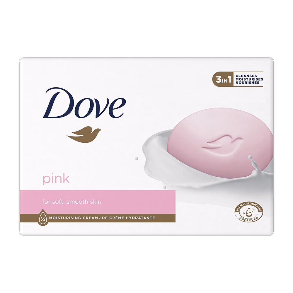 صابون داو صورتی مدل pink وزن 90 گرم