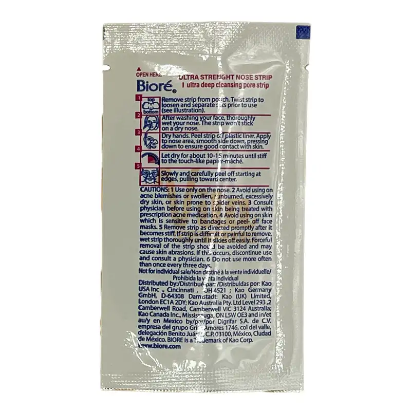 چسب بینی بیوره biore ژاپنی مدل Ultra strength بسته 6 عددی
