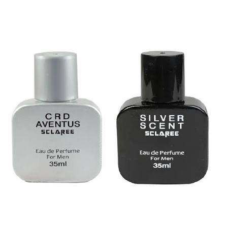 عطر جیبی مردانه اسکلاره مدل CRD Aventus به همراه عطر Silver Scent حجم 35 میلی لیتر