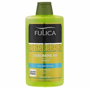 شامپو مخصوص موهای چرب SEBOMINE B6 حجم 400 میلیلیتر