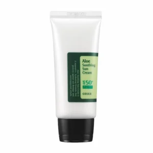 کرم ضدآفتاب کوزارکس SPF50 مدل آلوئه ورا حجم 50 میلی لیتر