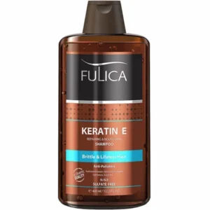 شامپو تقویت‌کننده مو فری سولفات فولیکا مدل Keratin E حجم 400 میلی‌لیتر