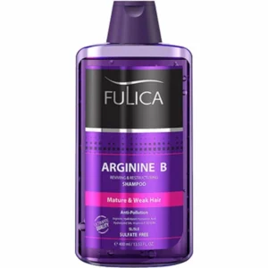 شامپو تقویتکننده فولیکا مدل Arginine B مناسب موهای آسیب دیده وزن 400 گرم