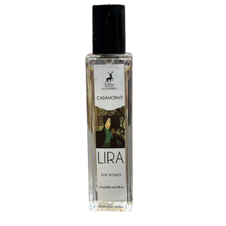 عطر جیبی الحمبرا زنانه مدل CASAMORATI LIRA با رایحه گرم و شیرین حجم ۳۵ میلی لیتر