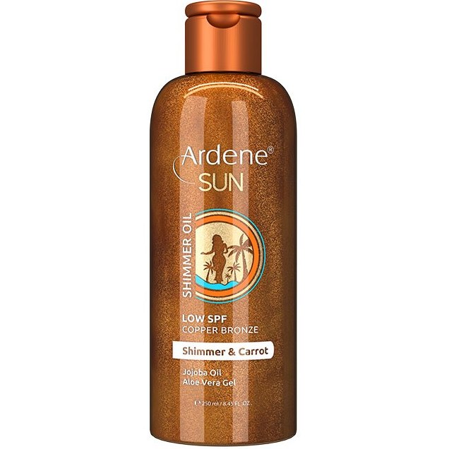 روغن آفتاب آردن اکلیلی مدل Shimmer and Carrot حجم 250 میلی لیتر