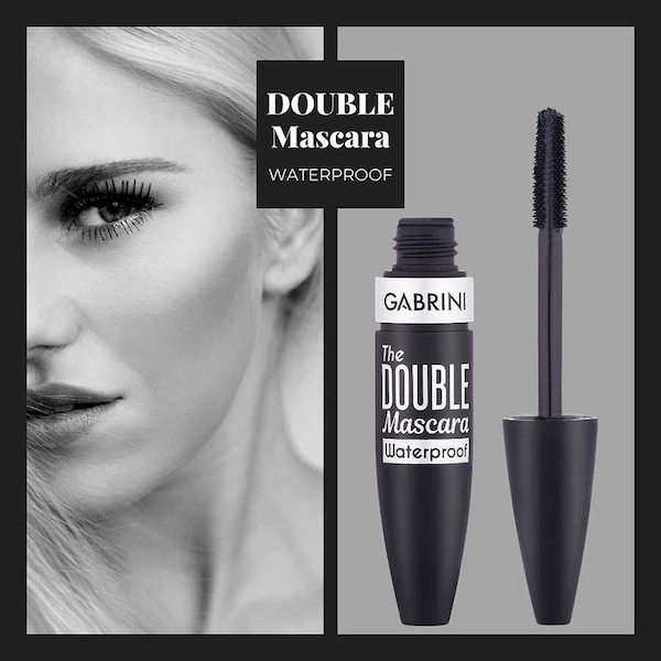 ریمل گابرینی ضد آب حجم دهنده و بلندکننده مدل Double