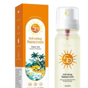 اسپری ضد آفتاب بی رنگ سادور spf 50 حجم 90 میلی لیتر
