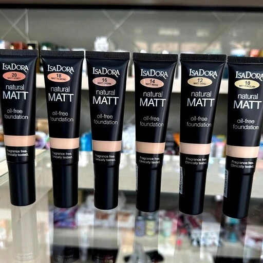کرم پودر مات ایزادورا مدل Natural Matt حجم 35 میلی لیتر